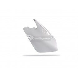 PLAQ. LATERALES POLISPORTRM125/250 01-08 BLANC