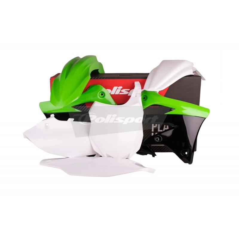 KIT PLASTIQUES POLISPORTKX450F 13-15 COULEUR ORIGINE BLANC