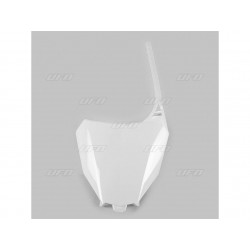 PLAQUE FRONTALE UFOCRF250R 18 CRF450R 17-18 BLANC