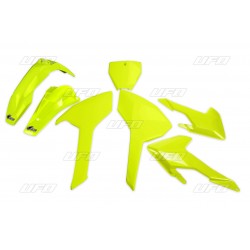 PLAQUE FRONTALE UFOCRF250R 18 CRF450R 17-18 JAUNE FLUO