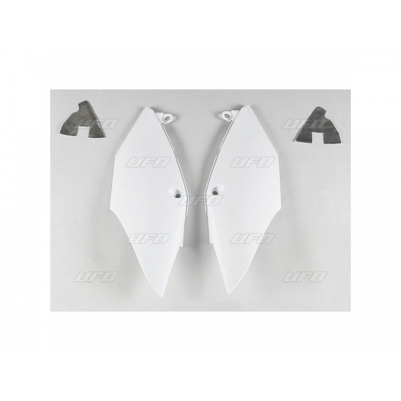 PLAQ. LATERALES UFOCRF250R 18 CRF450R 17-18 BLANC