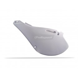 PLAQ. LATERALES POLISPORTKX125/250 99-02 BLANC
