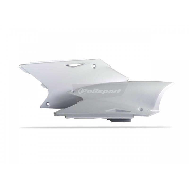 PLAQ. LATERALES POLISPORTKX250F 04-05 BLANC