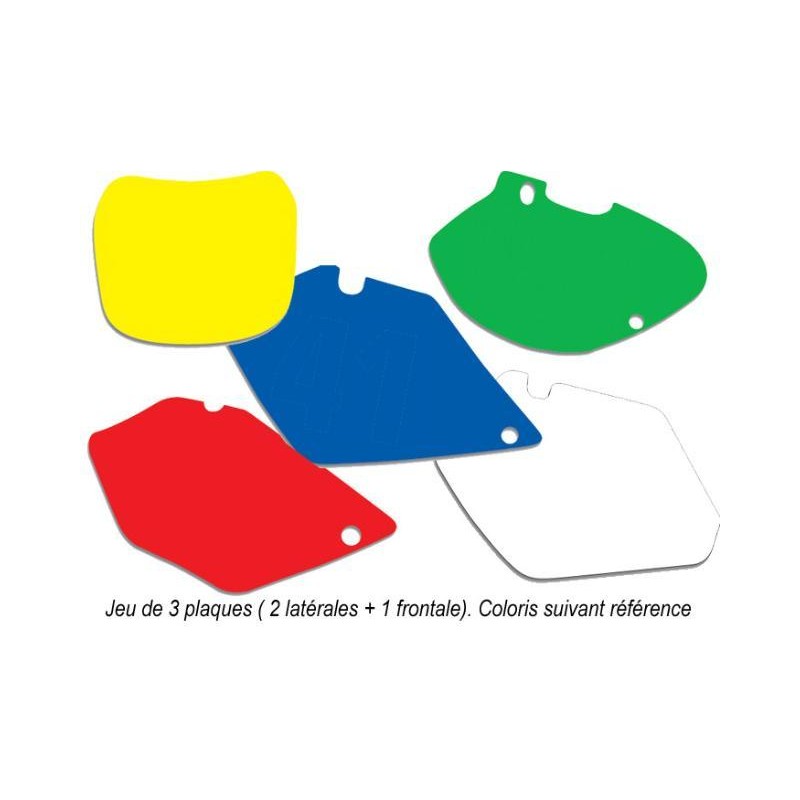 FONDS PLAQUE CRF250R2006-07 NOIR