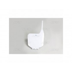 PLAQ. FRONT.CR125-250-500125-250 95-99 / 500 95-01 BLANC
