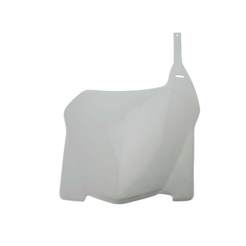 PLAQ. FRONT. CRF250 08-09CRF 450 08 BLANC