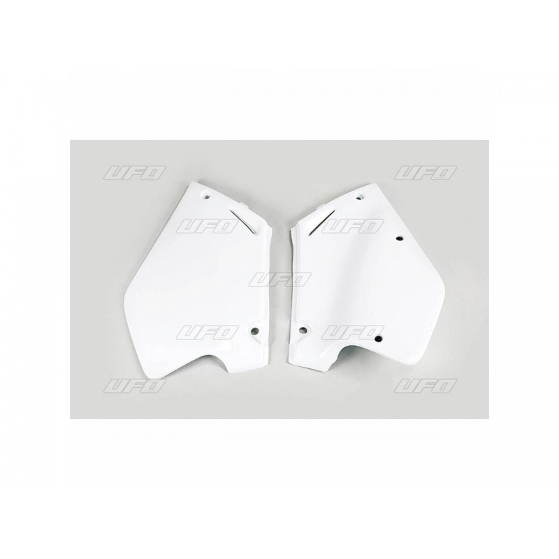 PLAQ. N° LAT. CR125 95-97CR250 95-96 BLANC