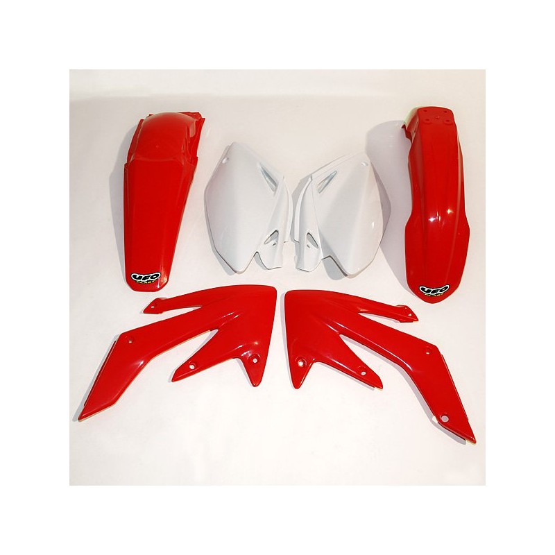 KIT PLASTIQUES UFOCRF250R 04-05 COULEUR ORIGINE