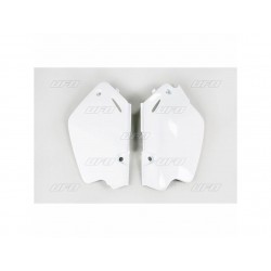 PLAQUES N° LAT. HONDACR 80 96-02 BLANC