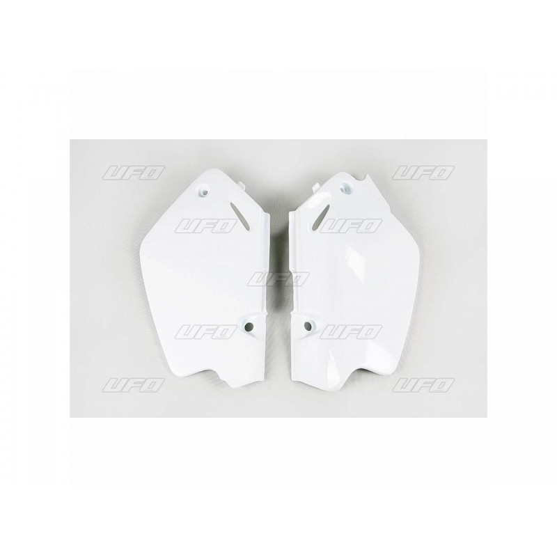 PLAQUES N° LAT. HONDACR 80 96-02 BLANC