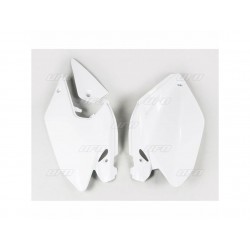 PLAQUES N° LAT. CRF 250X04-09 BLANC