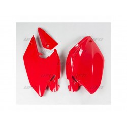 PLAQUES N° LAT. CRF 250X04-09 ROUGE CR 00-09