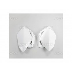 PLAQUES N° LAT. CRF45007-08 BLANC