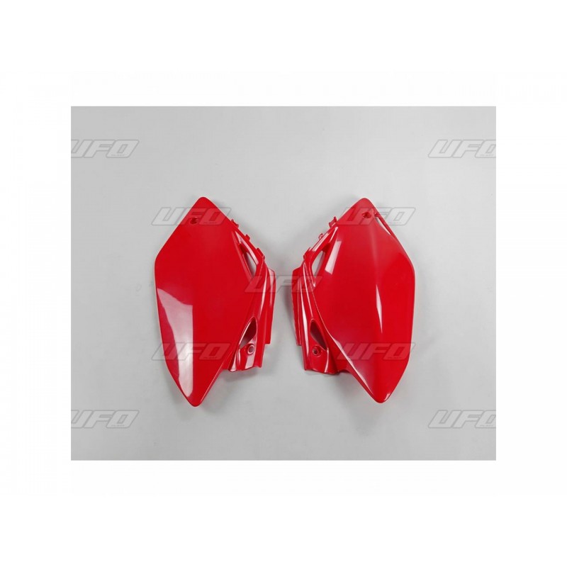 PLAQUES N° LAT. CRF45007-08 ROUGE CR 00-09