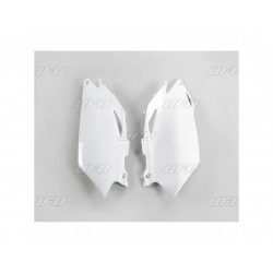 PLAQUES N° LAT. CRF450 09 BLANC