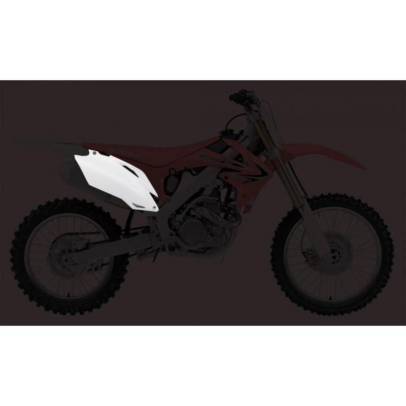 PLAQUES N° LAT. CRF '11CRF250-450 '11 BLANC