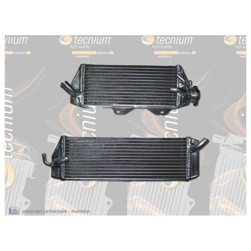 RADIATEUR GAUCHE TECNIUMKX450F 16-18 SOUDE/GRANDE CONTENANCE