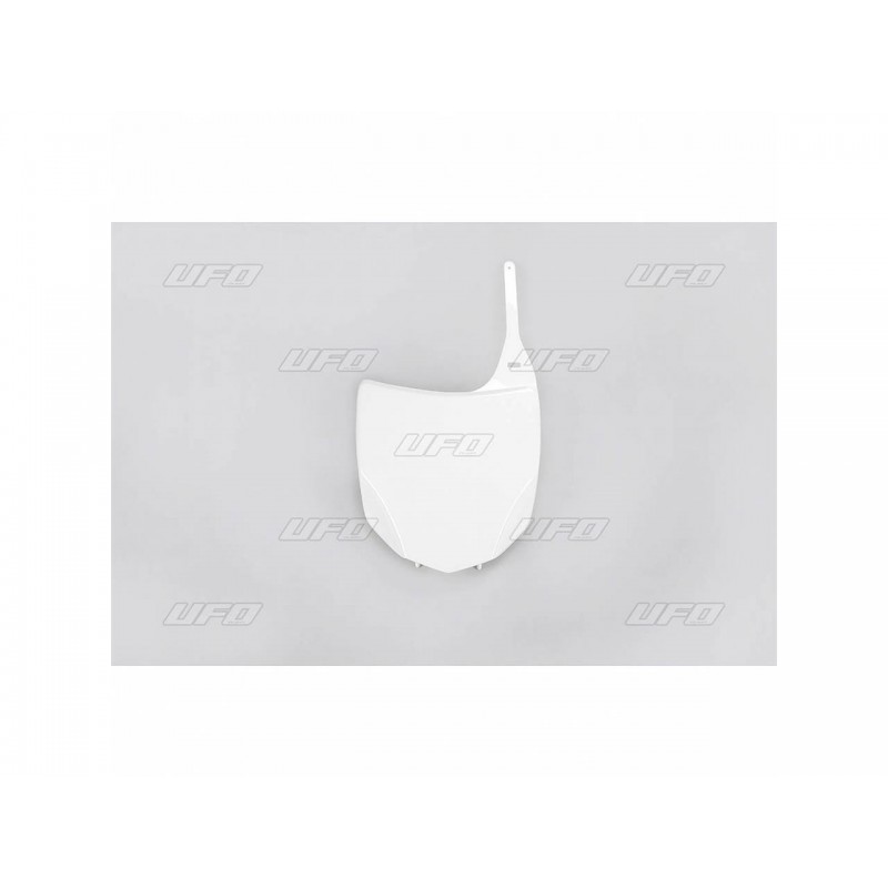 PLAQ. FRONT. KXF 250 09 BLANC