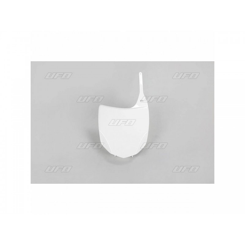 PLAQ. FRONT. KXF450 09-12 BLANC