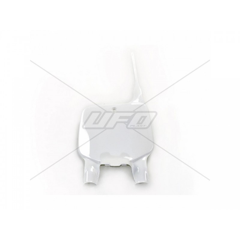 PLAQ. FRONT.KX125-250-50096-02 BLANC KX