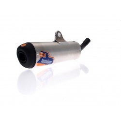 SILENCIEUX 2T TECNIUMKX80 98-00/KX85 01-17 ALU/EMBOUT NOIR STANDARD