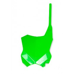 PLAQUE FRONT. UFOKX450F 16-17 VERT FLUO