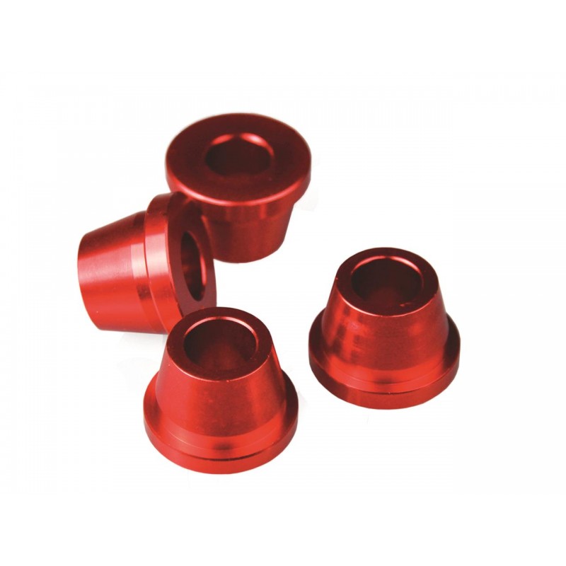 DOUILLES ALUMINIUM SCARRM-Z250 07-17 ALU/ROUGE