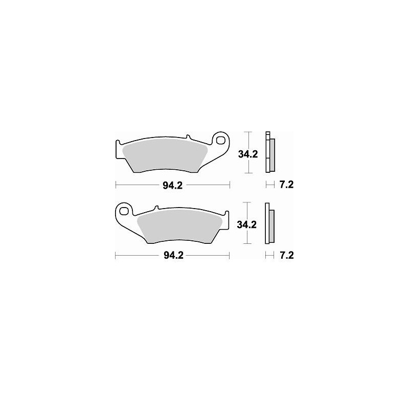 PLAQUETTE BRAKING 772CM46CR125 94-07 250 94-08 YAM CRF250 450 04-08 Y