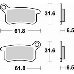 PLAQUETTE BRAKING 873CM44SX65 02-08 SX 85 03-08 AVT + AR