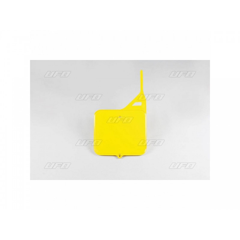 PLAQUE FRONTALE UFORM125-250 87-95 JAUNE RM 89-00