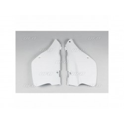 PLAQUES LAT. RM250 89-92 BLANC