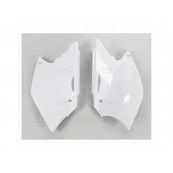PLAQUES LAT. RMZ250 04-06 BLANC