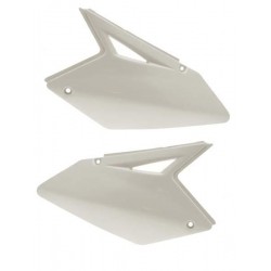 PLAQUES LAT. RMZ250 07-09 BLANC