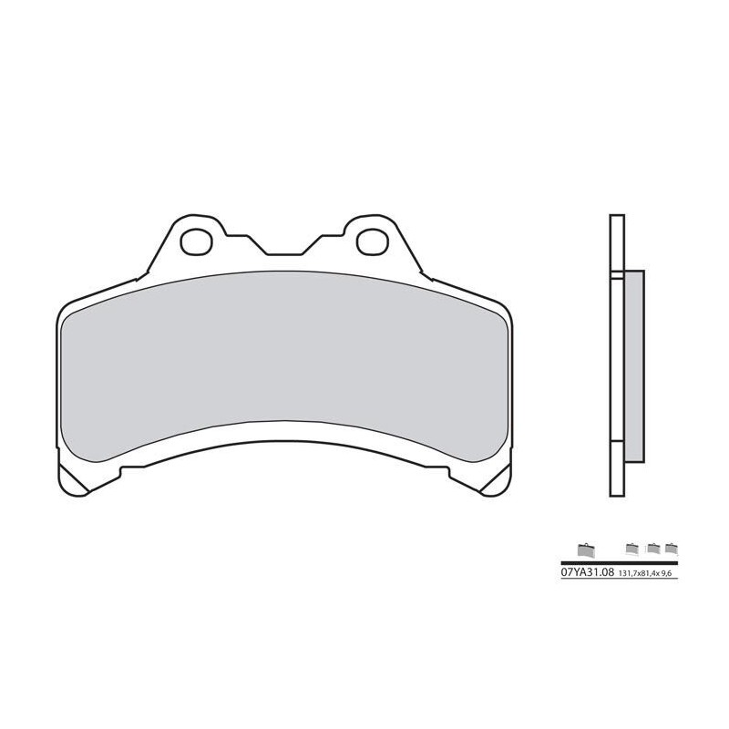 PLAQ.BREMBO 07YA3108AV  GTS1000 '93