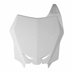 PLAQUE FRONTALE RACETECHRM-Z250 10-17/450 08-17 FACTORY BLANC