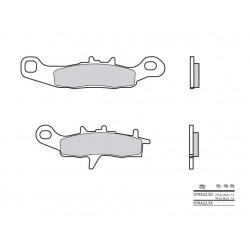 PLAQ.BREMBO 07KA22SDAV  KX80 & 85 '97-03