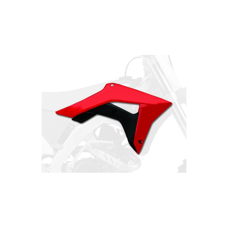 OUIES RADIATEUR POLISPORTCRF250R 18 CRF450R 17-18 ROUGE/NOIR ORIGINE 