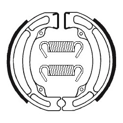 MACHOIRES DE FREIN BA017JR80 '01-07 DS80 '80-96