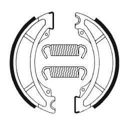 MACHOIRES DE FREIN BA036YZ125 '84 YZ465 '80-81