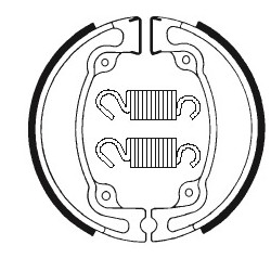 MACHOIRES DE FREIN BA042CR125-250 '83-85 XR350R '83