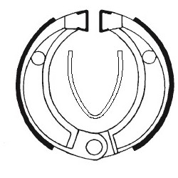 MACHOIRES DE FREIN BA043AR CR80R '86-91