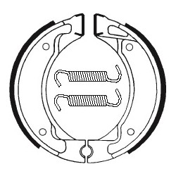 MACHOIRES DE FREIN BA050AR PW80 '83-85