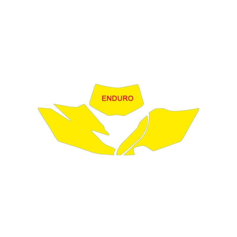 FONDS PLAQUE WR450F 12-15450 '12 JAUNE