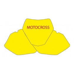 FONDS PLAQUE YZ125-250BLANC 06-12 POUR REPLICA KIT 4T