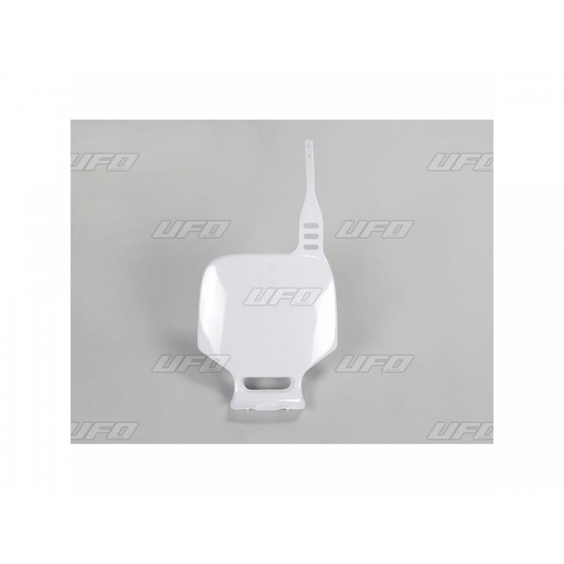 PLAQ. FRONT. YZ 80 93-02YZ 85 02-09 BLANC YZ 91-09