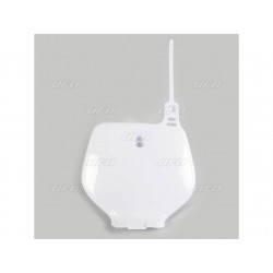 PLAQ. FRONT. YZ125-25092-99 / YZF&WRF 400 98-99 BLANC YZ 91-09