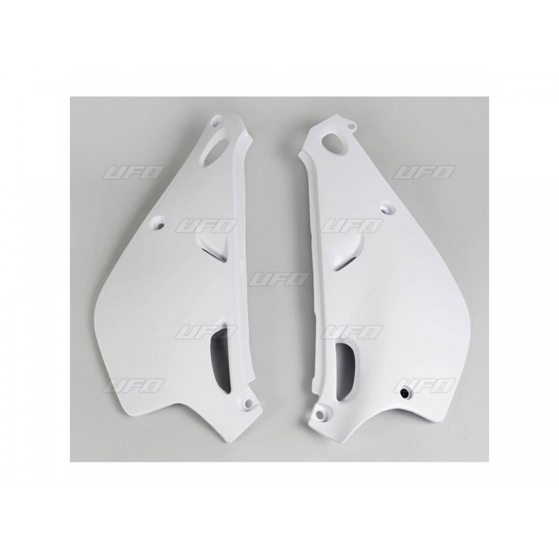 PLAQUES LAT. YZ 80 93-01 BLANC YZ 91-09