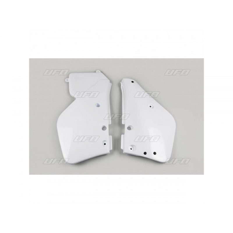 PLAQUES LAT. YZ125 87-88 BLANC YZ 90