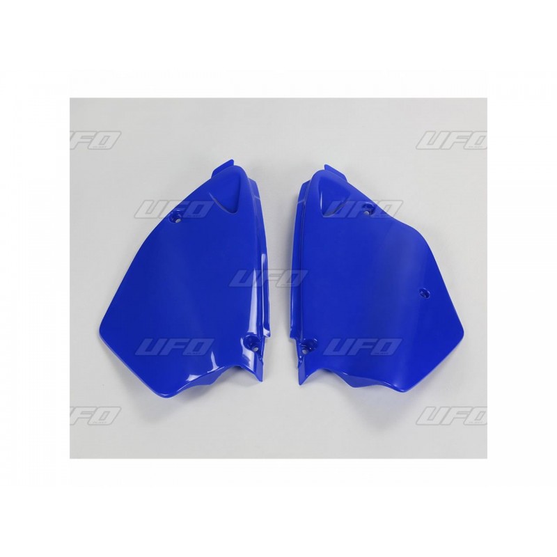 PLAQUES LAT. YZ125-25096-01 BLEU REFLEX