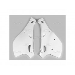 PLAQUES LAT. YZ125-25093-95 BLANC YZ 91-09